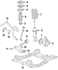 22918669 Cadillac Genuine Oem Strut