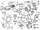 22957138 Cadillac Genuine Oem Blower