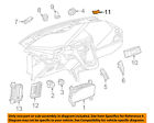 9180220 Gm Cadillac Oem Elr Dash Cluster Control Retainer