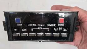 16014476 Cadillac 1980-81 Deville Fleetwood Heater Ac Climate Control Hvac Module Oem Gm