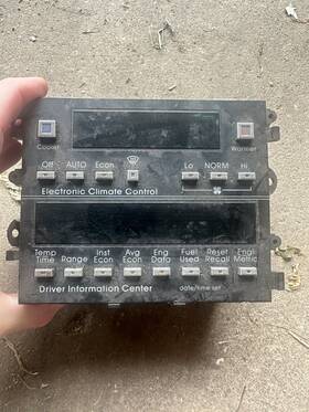 25086937 Cadillac 1988 - 1991 Eldorado Seville A/c Heater Climate Control Oem