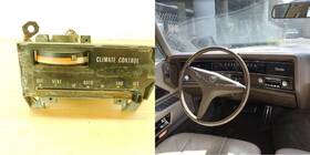 71cs1-4d2 Cadillac 7314515 Heater Controls With Atc 1971 1972 1973 Dash Climate