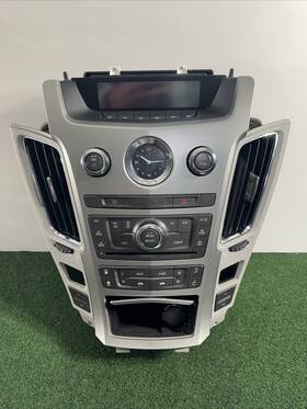 25895233 General Motors 2008-2013 Cadillac Cts Radio Climate Control Trim Panel Bezel Air Vents Oem