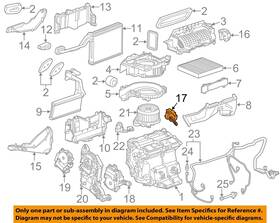 22799393 Gm Oem Cadillac 2015 Ats Evaporator Heater-actuator 22799393 Gm Oem Cadillac 2015 Ats Evaporator Heater-actuator