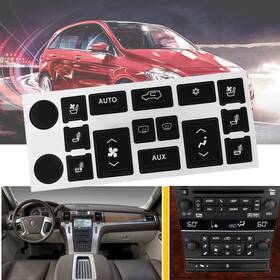 Wwd-tzd-45552 Oxilam For Cadillac Escalade 07-14 Climate Control Button Decal Sticker Repair Black Us