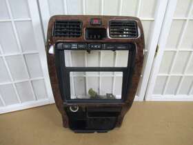 Toyota 99 00 01 02 99-02 4runner Woodgrain Climate Control Heater Ac Radio Dash Bezel Clock
