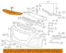 Gm Oem 14-19 Cts Front Bumper Components-cover 23257496. Fixed Price $87.46.