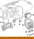Gm Oem 10-11 Srx Instrument Panel Cluster Switches-heater Control 13586425. Fixed Price $232.54.