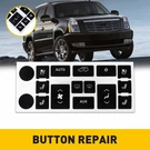 For 07-14 Cadillac Escalade Dash Button Repair Kit Decals Stickers Decor Trim. Fixed Price $8.99.